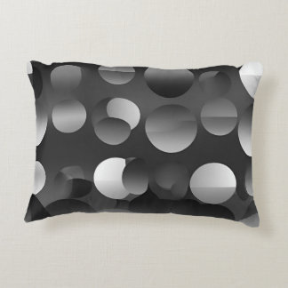 Modern minimalist Black & White Charcoal AI art Decorative Cushion