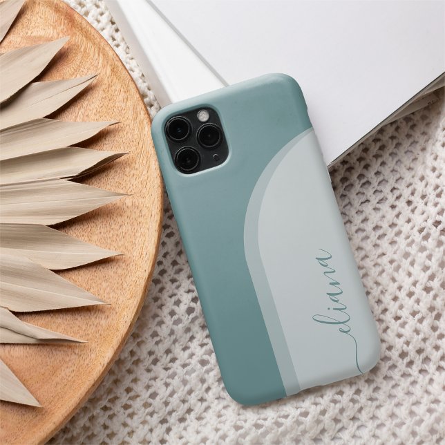 Modern Minimalist Boho Arch Personalised Case-Mate iPhone Case (Creator Uploaded)