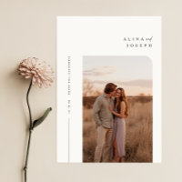 Modern Minimalist Boho Photo Wedding