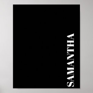 Modern Minimalist Bold All Caps Phone Wallpaper Poster