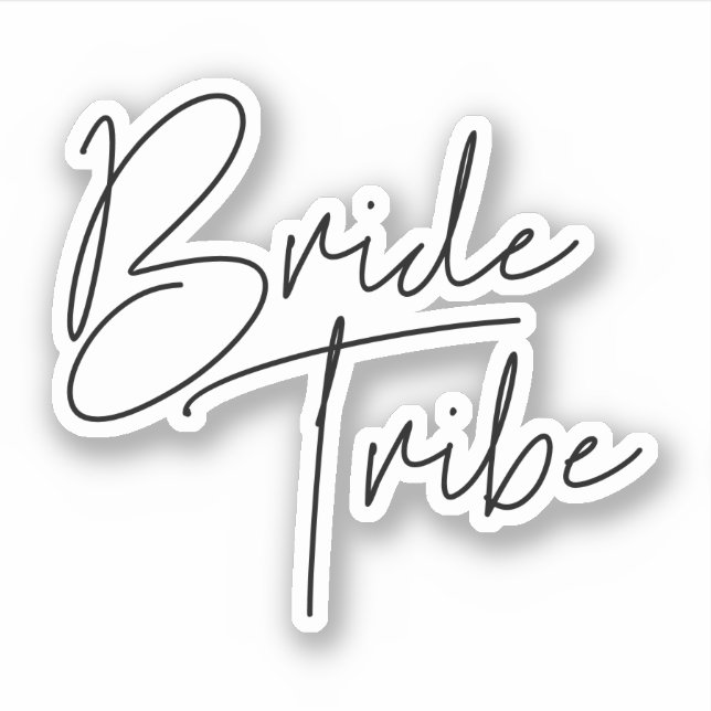 Modern minimalist Bride Tribe (Front)