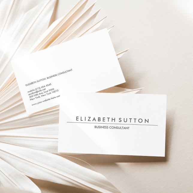 Modern Minimalist Business Card (Creator Uploaded)