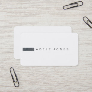 Modern Minimalist Business Card