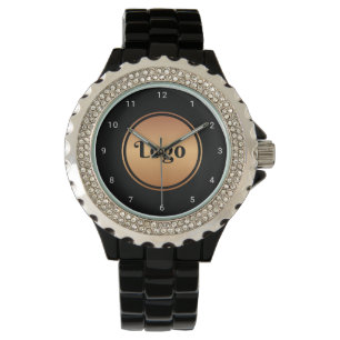 Modern Minimalist Business Company Add Gold Logo Watch