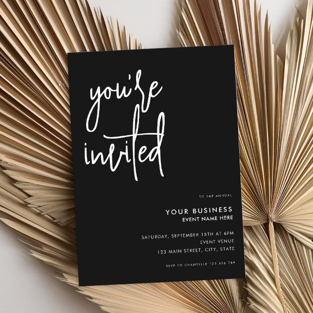 Modern Minimalist Business Event Invitation (Creator Uploaded)