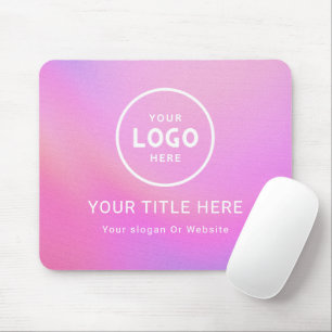 Modern Minimalist Business Logo Mouse Pad