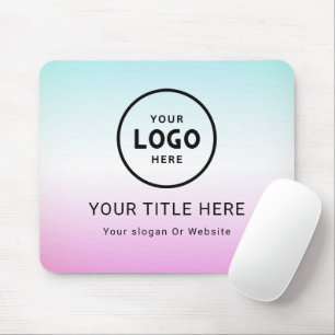 Modern Minimalist Business Logo Mouse Pad