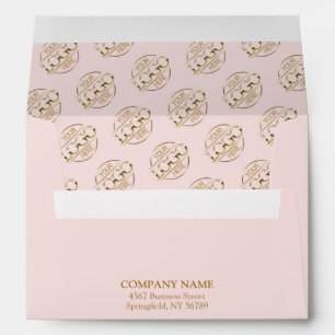 Modern Minimalist Business Logo Return Address Envelope