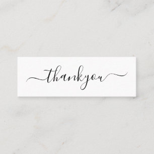 Modern Minimalist Business Thank You Order Insert