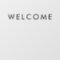 Modern Minimalist Cafe Welcome Sign Sticker
