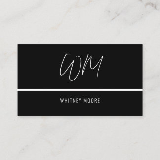 Modern Minimalist Calling Card
