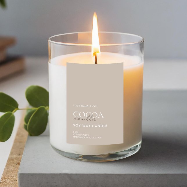 Modern Minimalist Candle Label (Creator Uploaded)