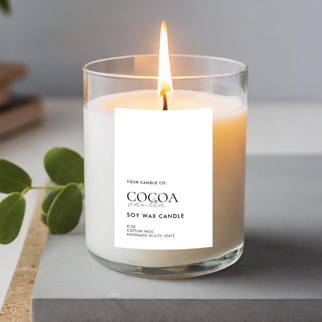 Modern Minimalist Candle Label (Creator Uploaded)