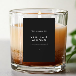 Modern Minimalist Candle Label