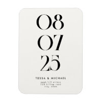 Modern Minimalist Chic Save the Date