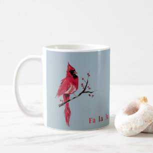 Modern Minimalist Christmas Cardinal Coffee Mug