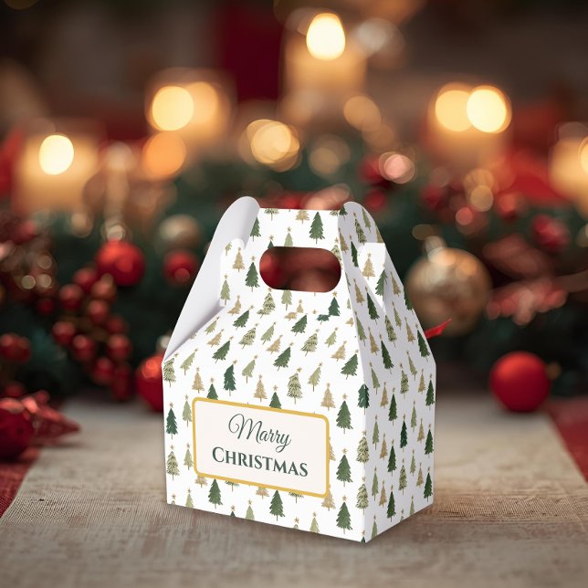 Modern Minimalist Christmas Favour Box (Creator Uploaded)