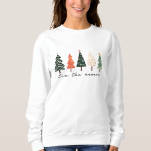 modern minimalist christmas sweatshirt cosy