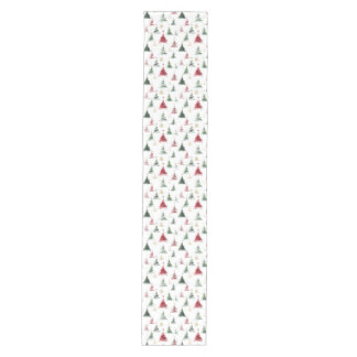 Modern Minimalist Christmas Tree Table Runner