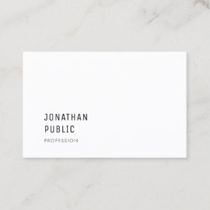 Modern Minimalist Classy Professional Template Business Card