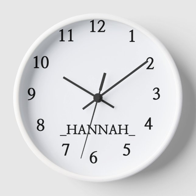  Modern Minimalist Clock (Front)