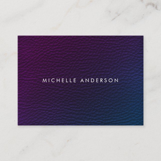 Modern Minimalist Colourful Texture Business Card (Front)