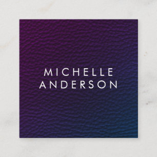 Modern Minimalist Colourful Texture Square Business Card