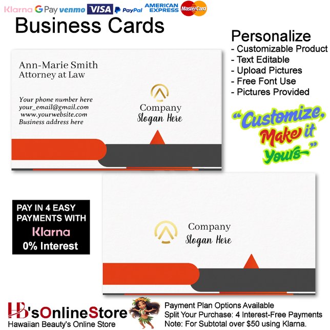 Modern Minimalist Company Red Black White Logo Business Card (Modern Minimalist Company Red Black White Logo Business Card.)