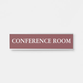 Modern minimalist Conference room  Door Sign