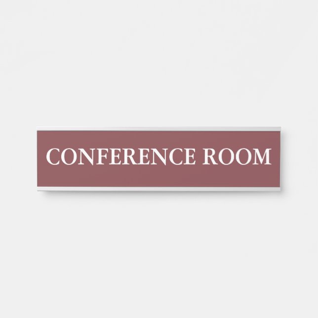 Modern minimalist Conference room  Door Sign (Front)