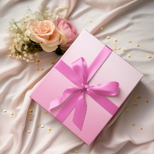 Modern Minimalist Cotton Candy Pink Gradient Wrapping Paper