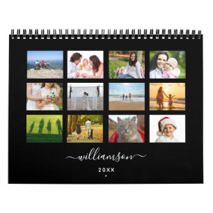 Modern Minimalist Custom DIY Photo Calendar