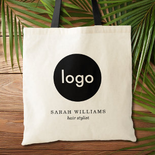 Modern Minimalist Custom Promotional Business Logo Tote Bag
