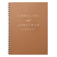 Modern Minimalist Custom Wedding Terracotta
