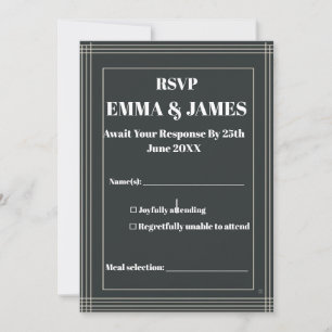 Modern Minimalist Customisable Save The Date  Invitation