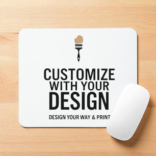  Modern Minimalist Customizable 9.25x7.75" Mouse Pad