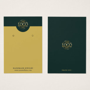 Modern Minimalist Dark Green Jewellery Display Car