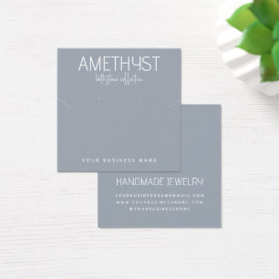 Modern minimalist earring jewellery display card