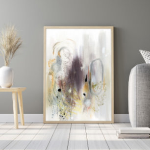 Modern minimalist elegant abstract art Poster