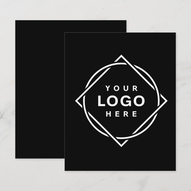 Modern, Minimalist, Elegant and Customisable  (Front/Back)