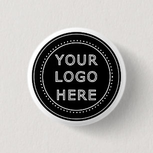 Modern, Minimalist, Elegant and Customisable  3 Cm Round Badge
