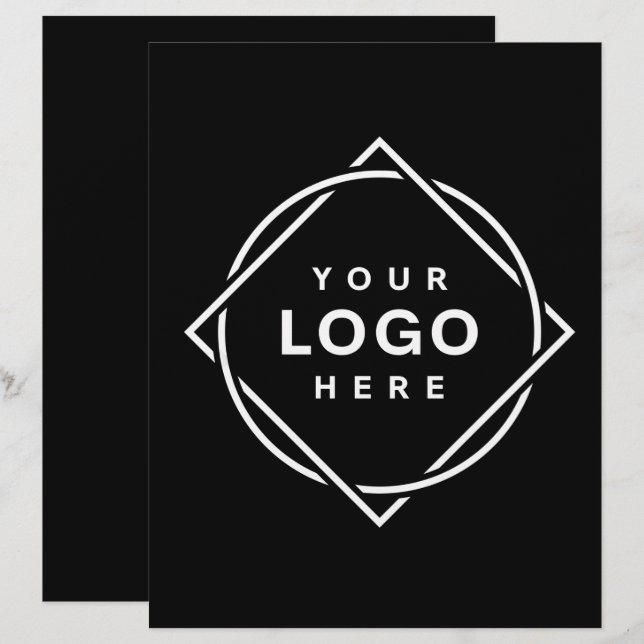 Modern, Minimalist, Elegant and Customisable  Custom Letterhead (Front/Back)