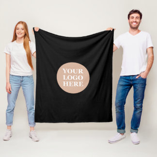 Modern, Minimalist, Elegant and Customisable  Fleece Blanket
