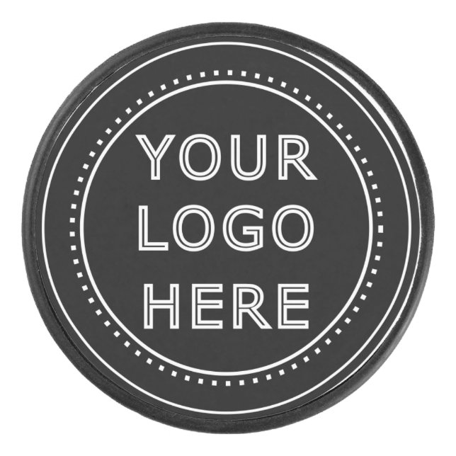 Modern, Minimalist, Elegant and Customisable  Hockey Puck (Front)