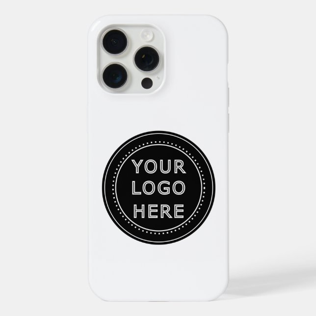 Modern, Minimalist, Elegant and Customisable  iPhone Case (Back)
