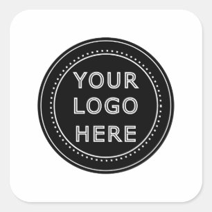 Modern, Minimalist, Elegant and Customisable Square Sticker