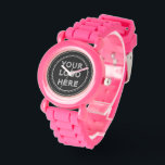 Modern, Minimalist, Elegant and Customisable  Watch<br><div class="desc">EVERYONE CAN USE THIS DESIGN.You are free to add,  edit,  or resize the logo,  photo,  text,  and colours as you choose.Many thanks.</div>