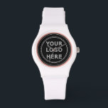 Modern, Minimalist, Elegant and Customisable  Watch<br><div class="desc">EVERYONE CAN USE THIS DESIGN.You are free to add,  edit,  or resize the logo,  photo,  text,  and colours as you choose.Many thanks.</div>