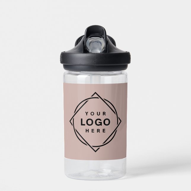 Modern, Minimalist, Elegant and Customisable  Water Bottle (Front)