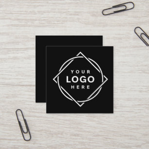 Modern, Minimalist, Elegant and Customizable Square Business Card